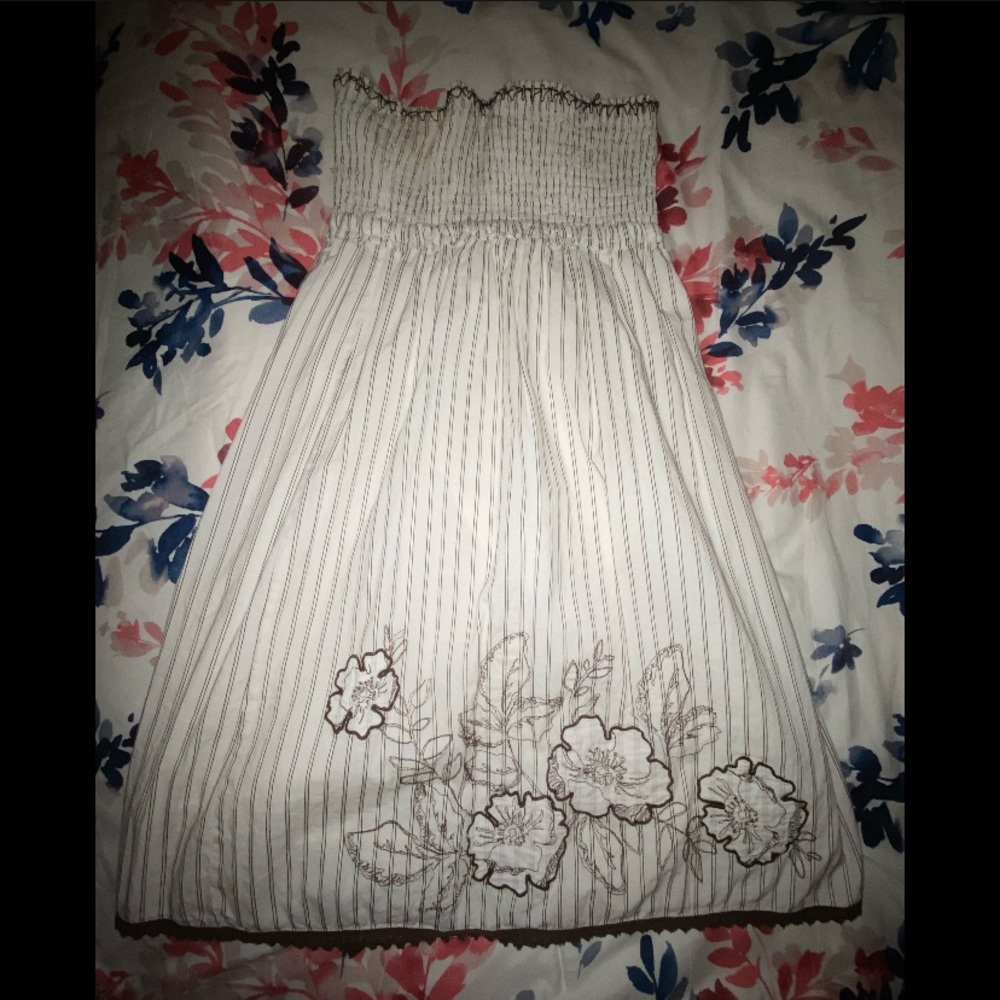 Ocean Breeze Strapless Dress